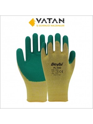 PL550 POLYESTER ÖRME LATEKS ELDİVEN